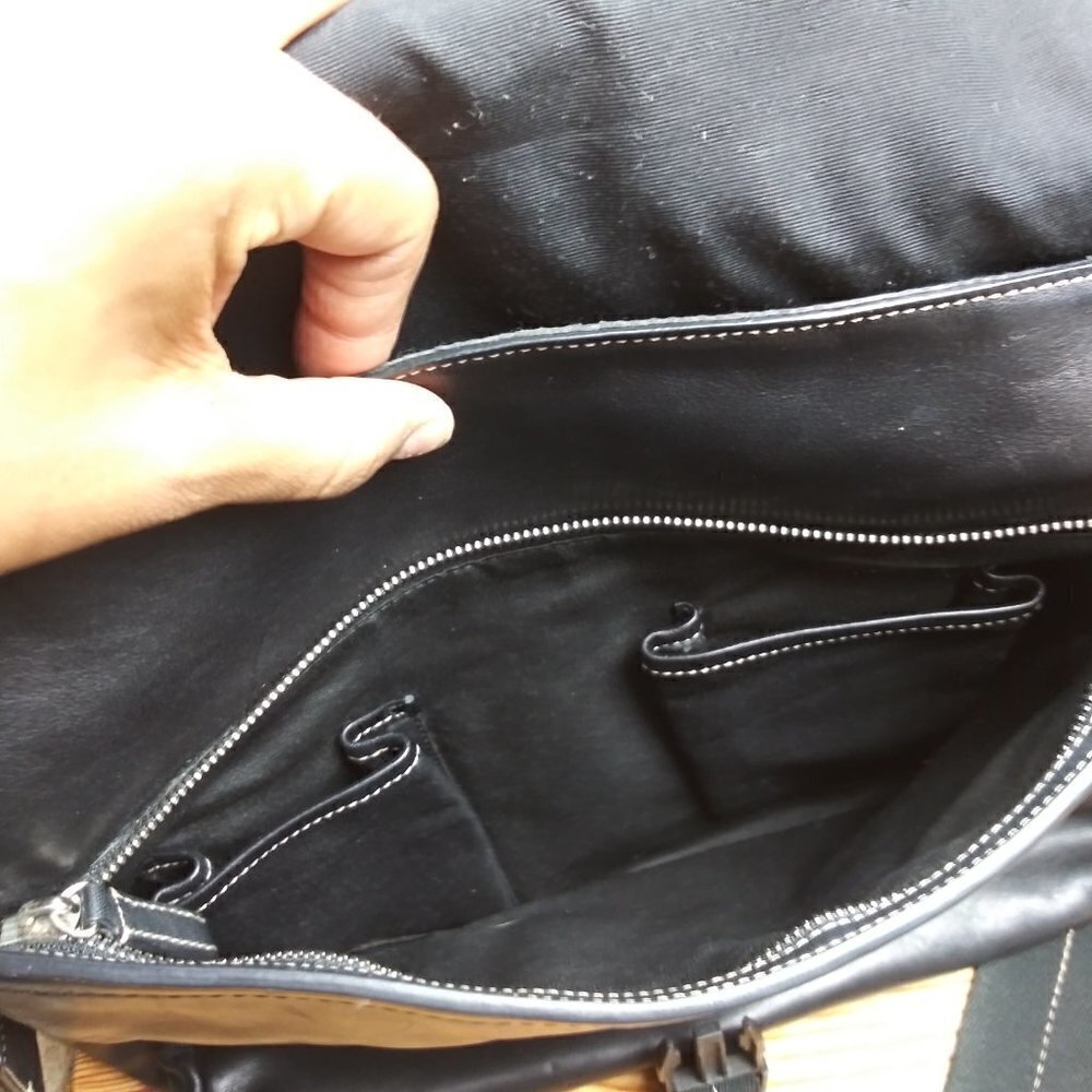 COACH unisex messenger bag crossbody black F70105 - Picture 4 of 14